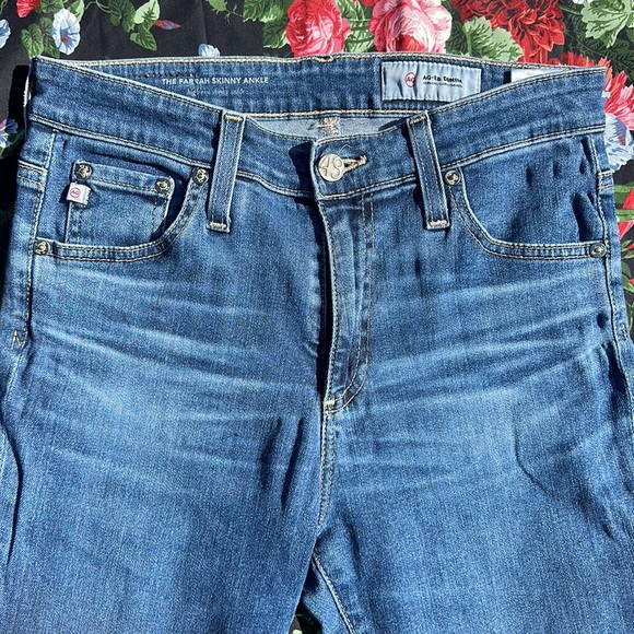 AG ADRIANO GOLDSCHMIED The farrah skinny ankle high rise 27R - Picture 2 of 10